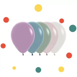 Losse 5" 13cm Latex Ballonnen Pastel Dusk Kleuren