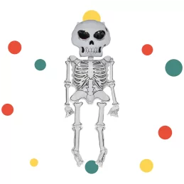 Folieballon Halloween Skelet | Feestelijk Verpakt