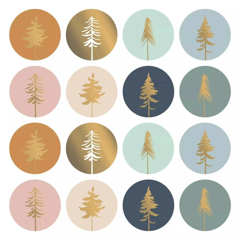Stickers Lovely Trees cadeaustickers  16x