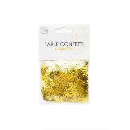 tafel confetti goud nr.50