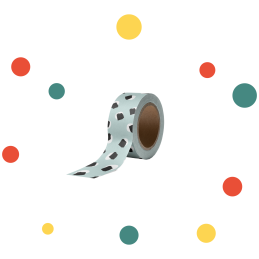 Washi Tape Dots Mint