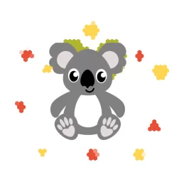 Koala Paas ei houder met ei