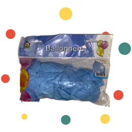 Baby Blauwe Ballonnen 30cm 12"  50 stuks | Feestelijk Verpakt